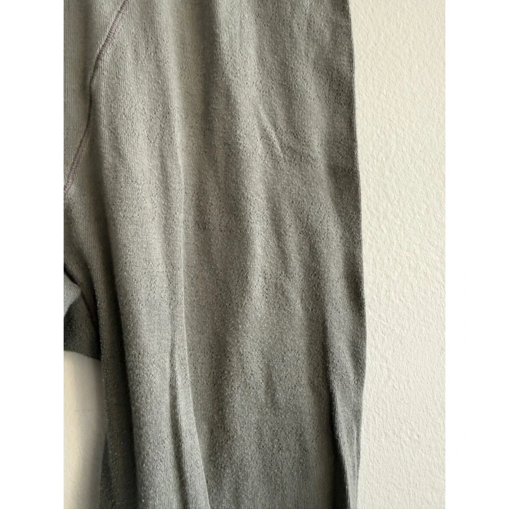 Skims Charcoal Gray Ribbed Cotton Leggings Mens‎ Size M Loungewear Long Johns